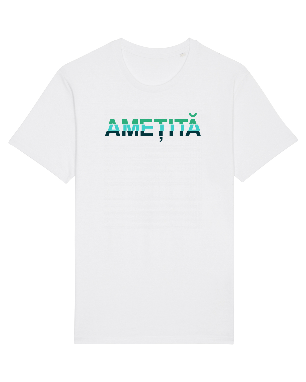 Tricou mânecă scurtă Unisex Rocker White