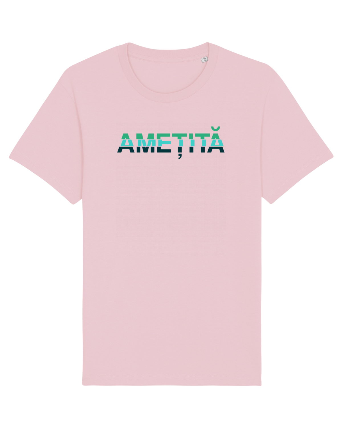 Tricou mânecă scurtă Unisex Rocker Cotton Pink