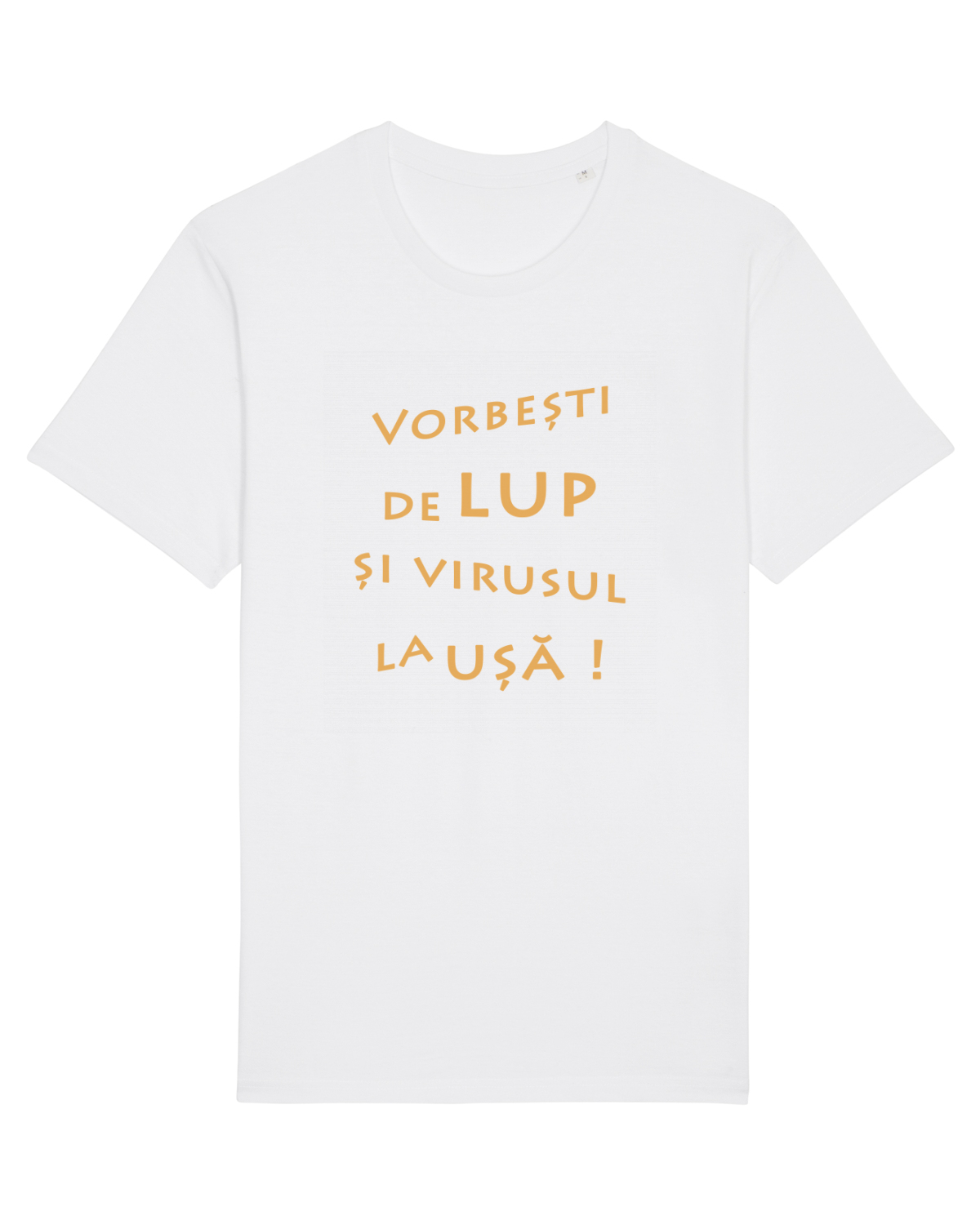 Tricou mânecă scurtă Unisex Rocker White