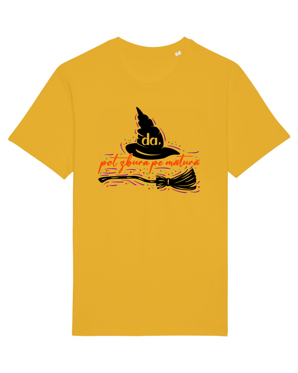 Tricou mânecă scurtă Unisex Rocker Spectra Yellow