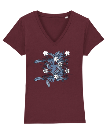 Floral feelings  Burgundy