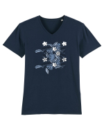 Floral feelings  Tricou mânecă scurtă guler V Bărbat Presenter