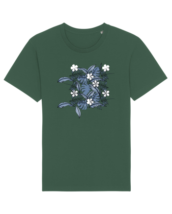 Floral feelings  Bottle Green