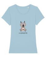 LLAMASTE Tricou mânecă scurtă guler larg fitted Damă Expresser