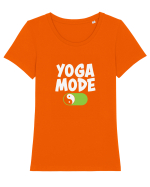 Yoga Mode On Tricou mânecă scurtă guler larg fitted Damă Expresser