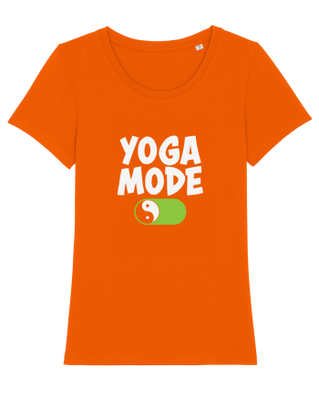 Yoga Mode On Bright Orange