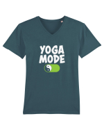 Yoga Mode On Tricou mânecă scurtă guler V Bărbat Presenter