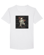 Never Ending Story Keep Riding Tricou mânecă scurtă guler larg Bărbat Skater