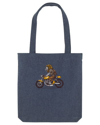 Motorcycle Lion Midnight Blue
