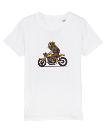 Motorcycle Lion White