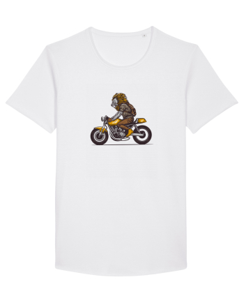 Motorcycle Lion White