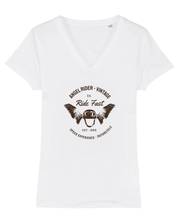 Vintage Angel Rider White