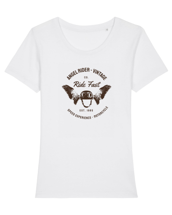 Vintage Angel Rider White