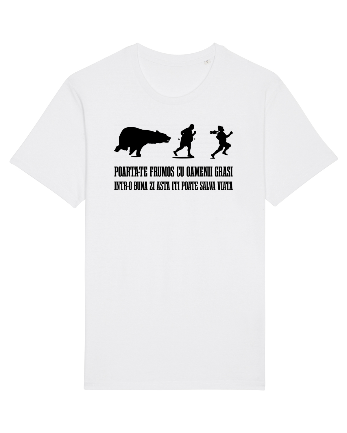 Tricou mânecă scurtă Unisex Rocker White