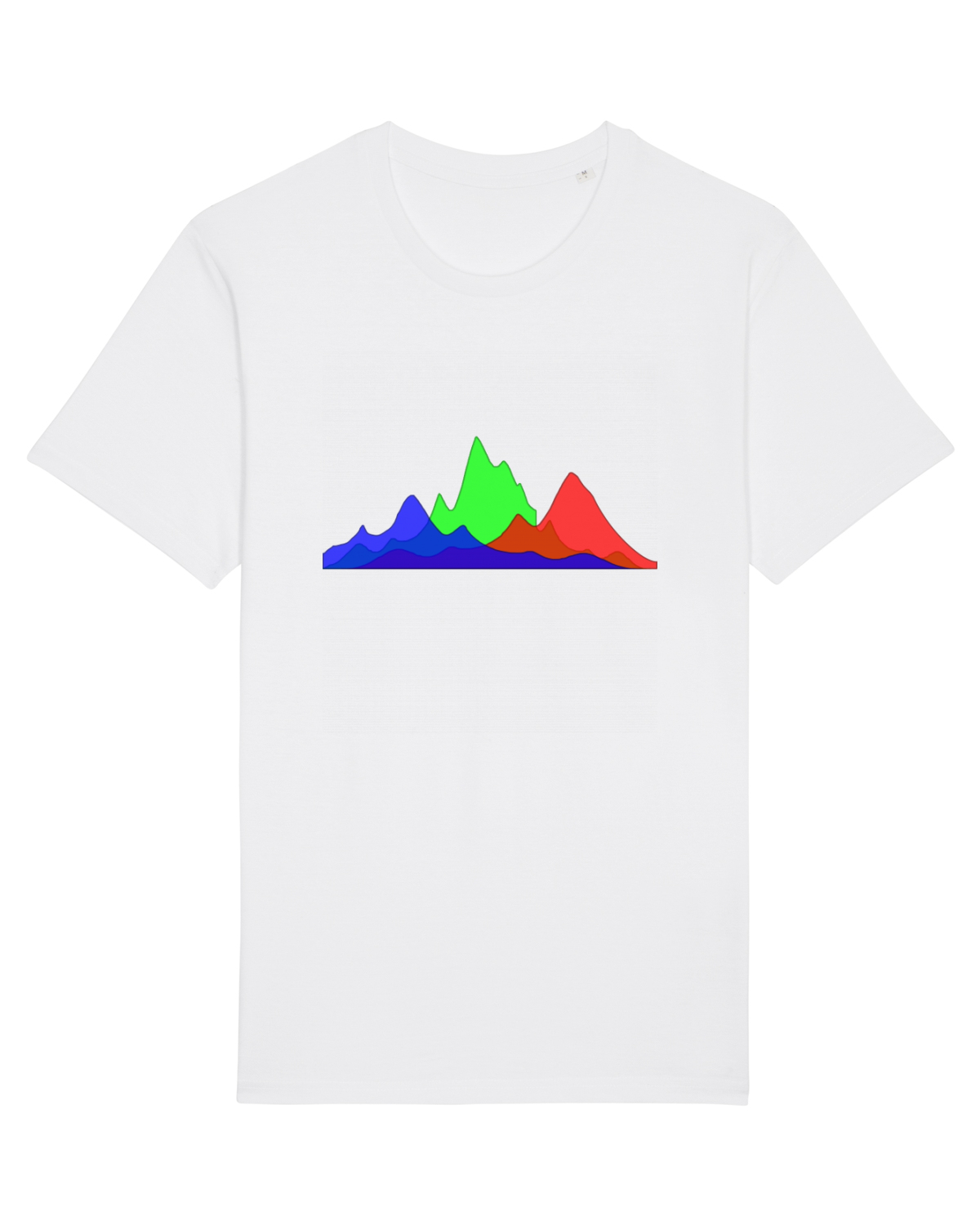 Tricou mânecă scurtă Unisex Rocker White
