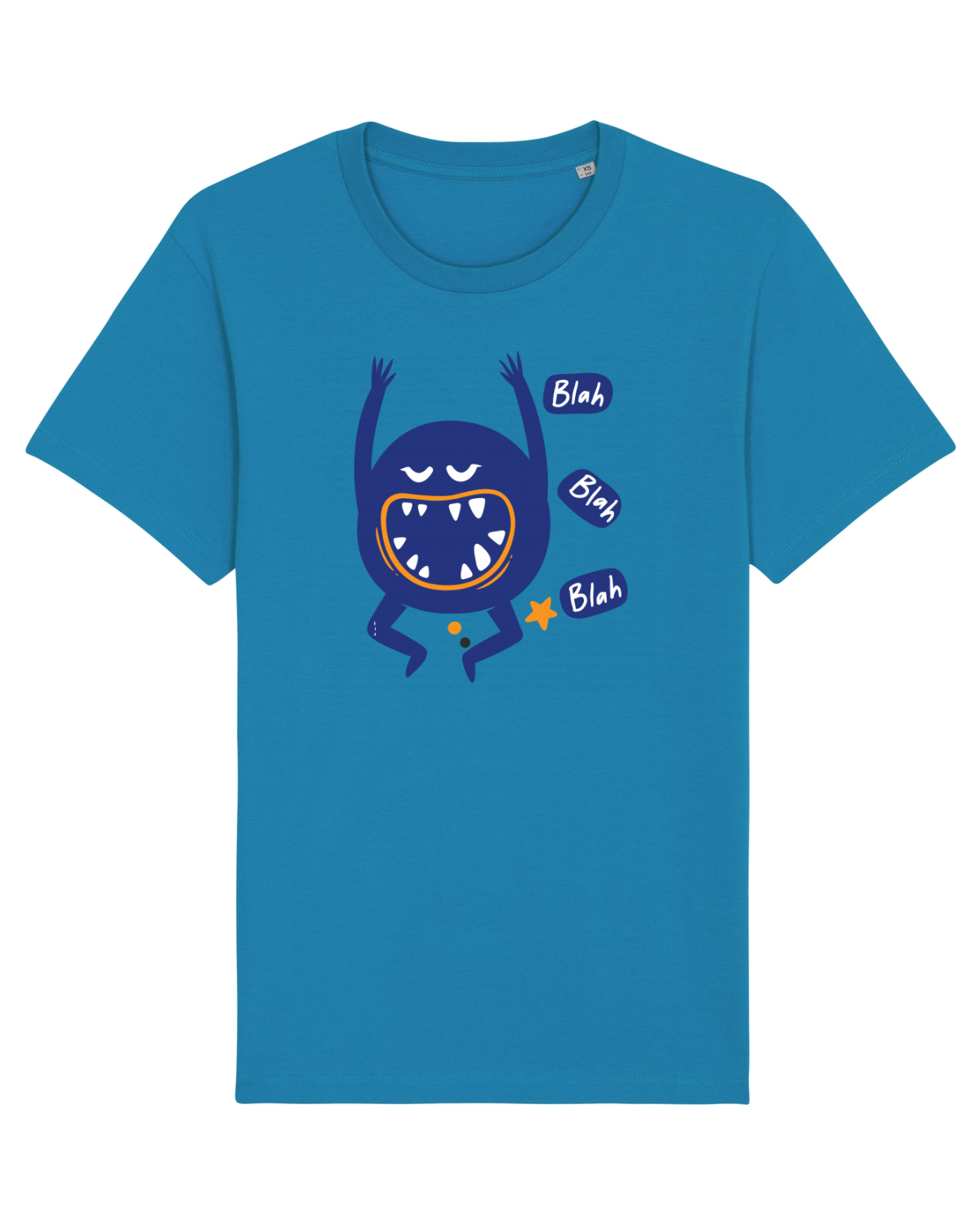 Tricou mânecă scurtă Unisex Rocker Azur