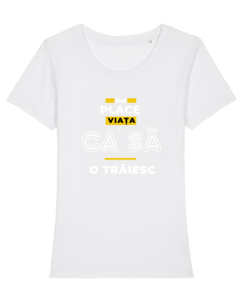 Imi place viata  White