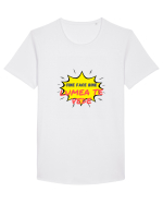 Cine face bine, lumea te vede Tricou mânecă scurtă guler larg Bărbat Skater
