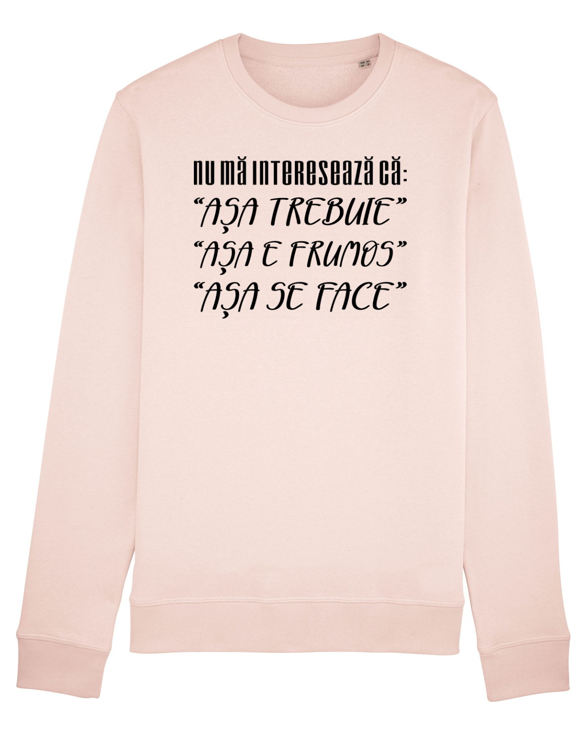 Bluză mânecă lungă Unisex Rise Candy Pink