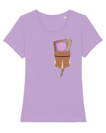 Buzunar Vrajitoare Tricou mânecă scurtă guler larg fitted Damă Expresser