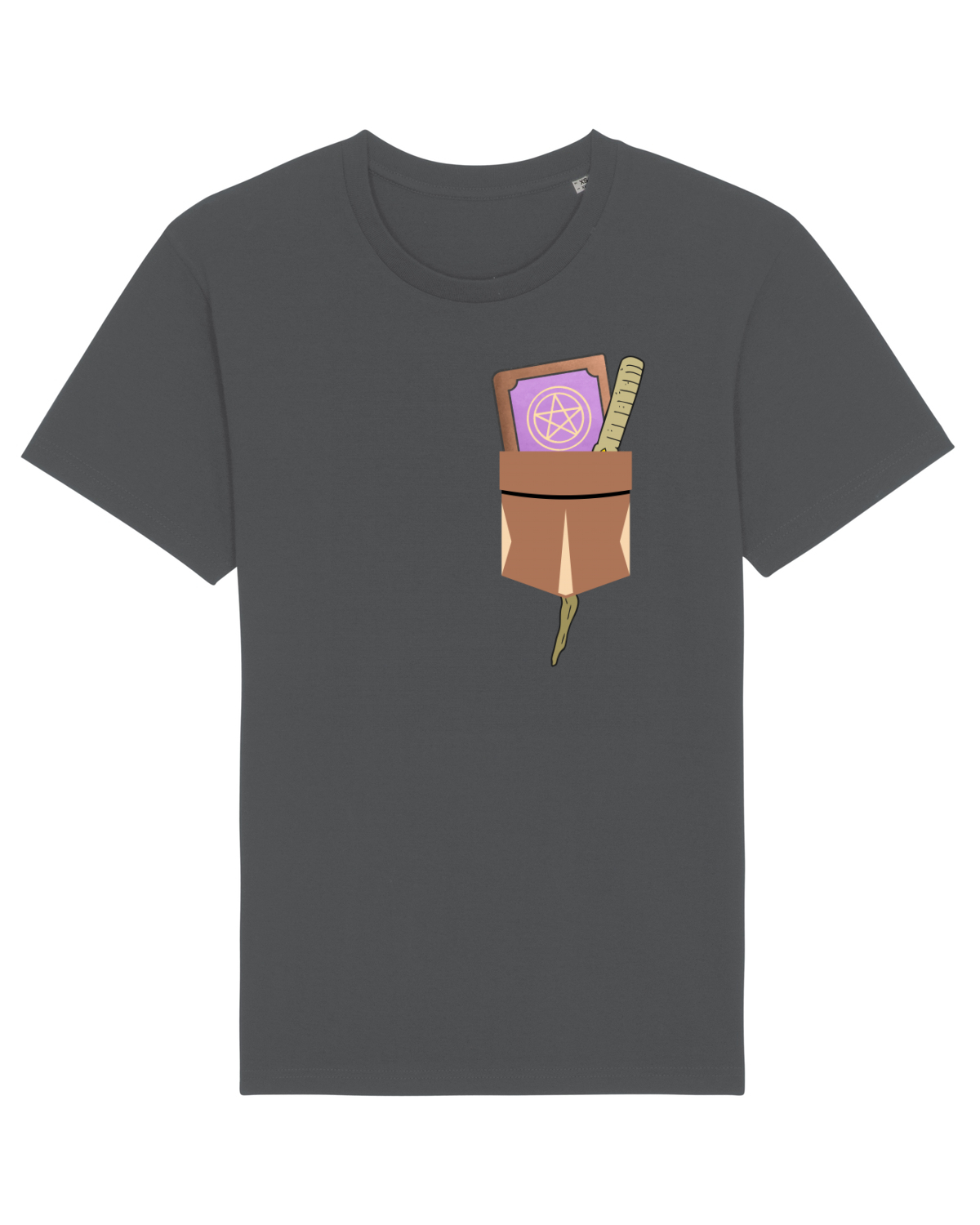 Tricou mânecă scurtă Unisex Rocker Anthracite