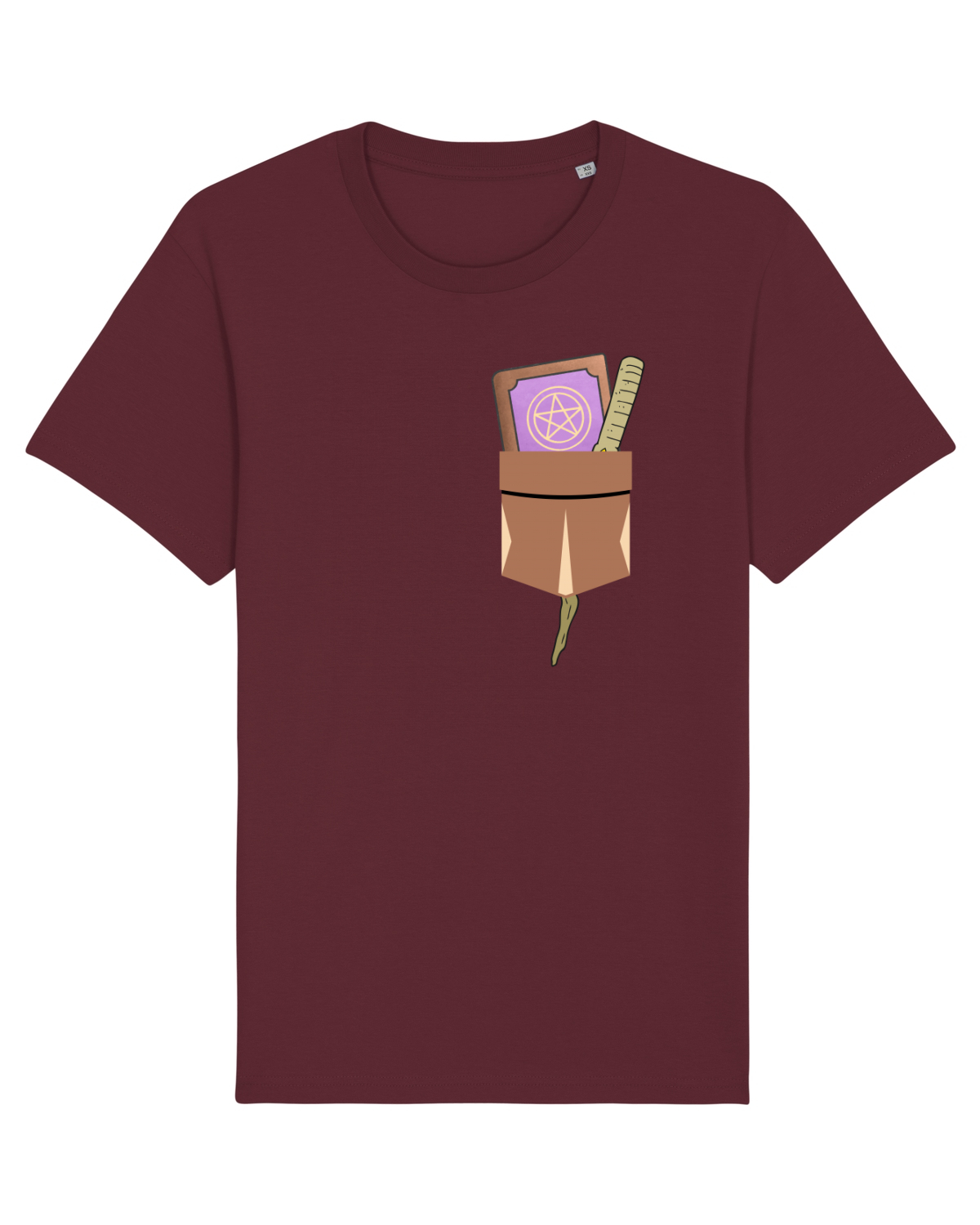 Tricou mânecă scurtă Unisex Rocker Burgundy