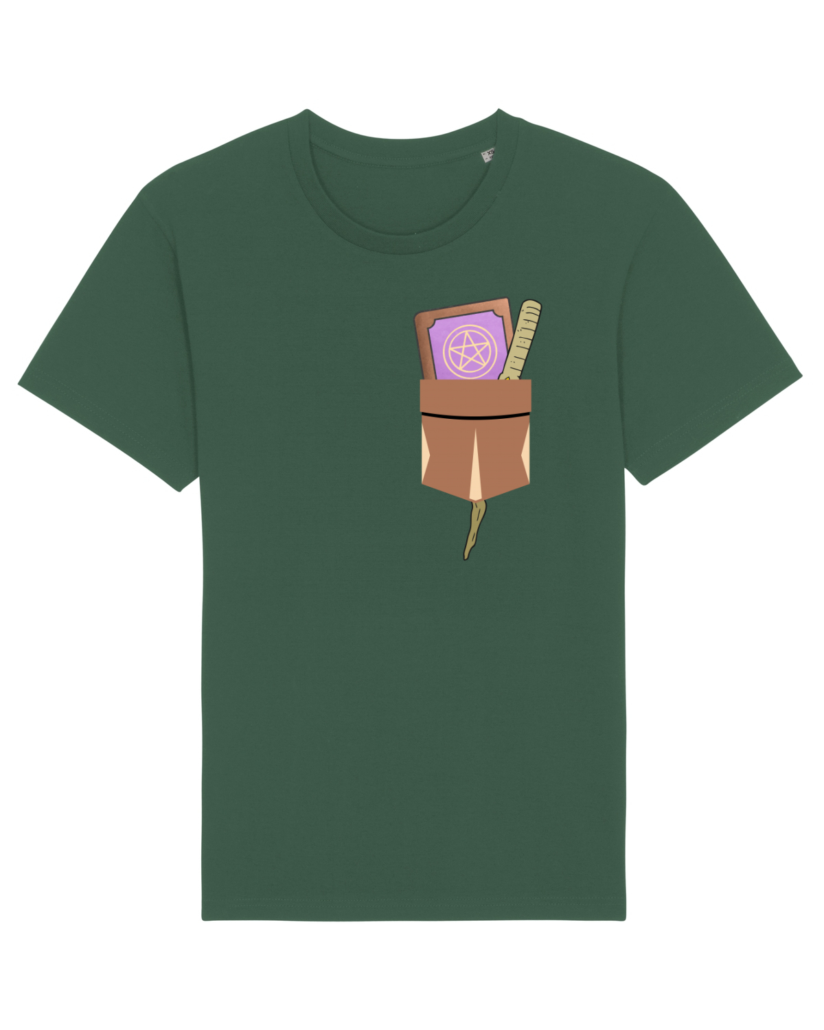 Tricou mânecă scurtă Unisex Rocker Bottle Green