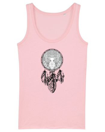 Dreamcatcher cu Cerb Cotton Pink