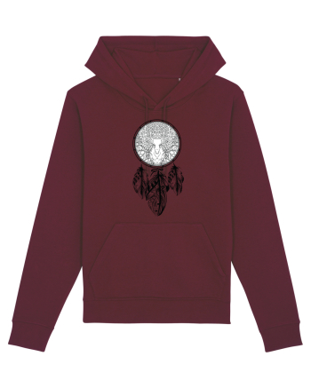 Dreamcatcher cu Cerb Burgundy