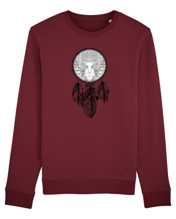 Dreamcatcher cu Cerb Burgundy