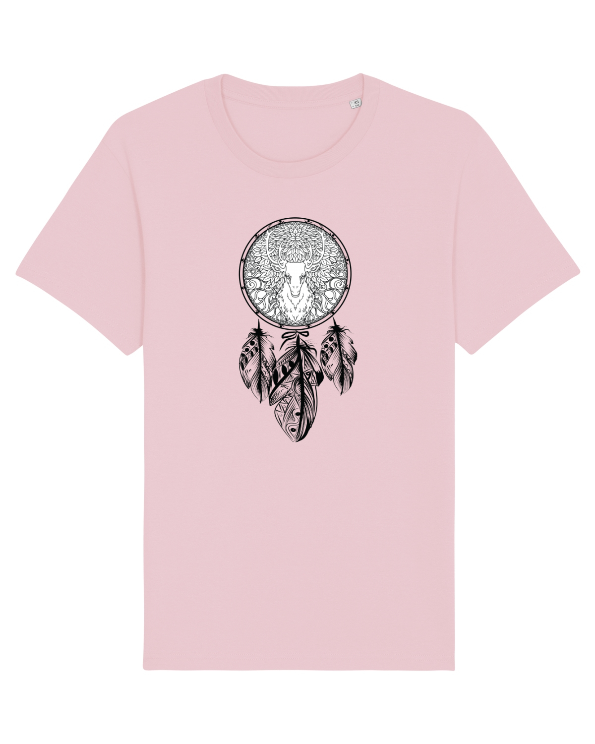 Tricou mânecă scurtă Unisex Rocker Cotton Pink