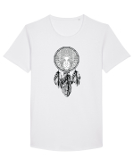 Dreamcatcher cu Cerb Tricou mânecă scurtă guler larg Bărbat Skater