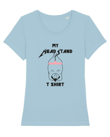 My Headstand T Shirt Sky Blue