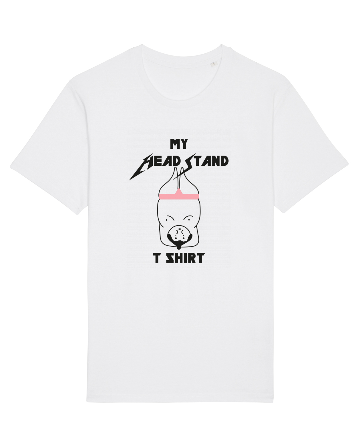 Tricou mânecă scurtă Unisex Rocker White
