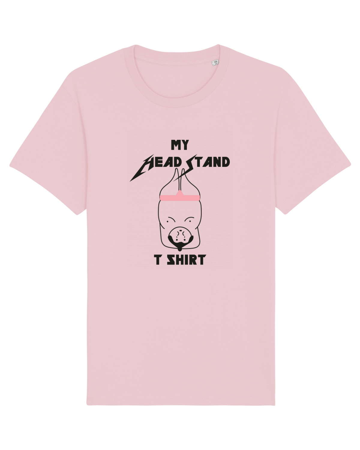 Tricou mânecă scurtă Unisex Rocker Cotton Pink