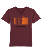 Fii bland - este gratis Tricou mânecă scurtă guler V Bărbat Presenter