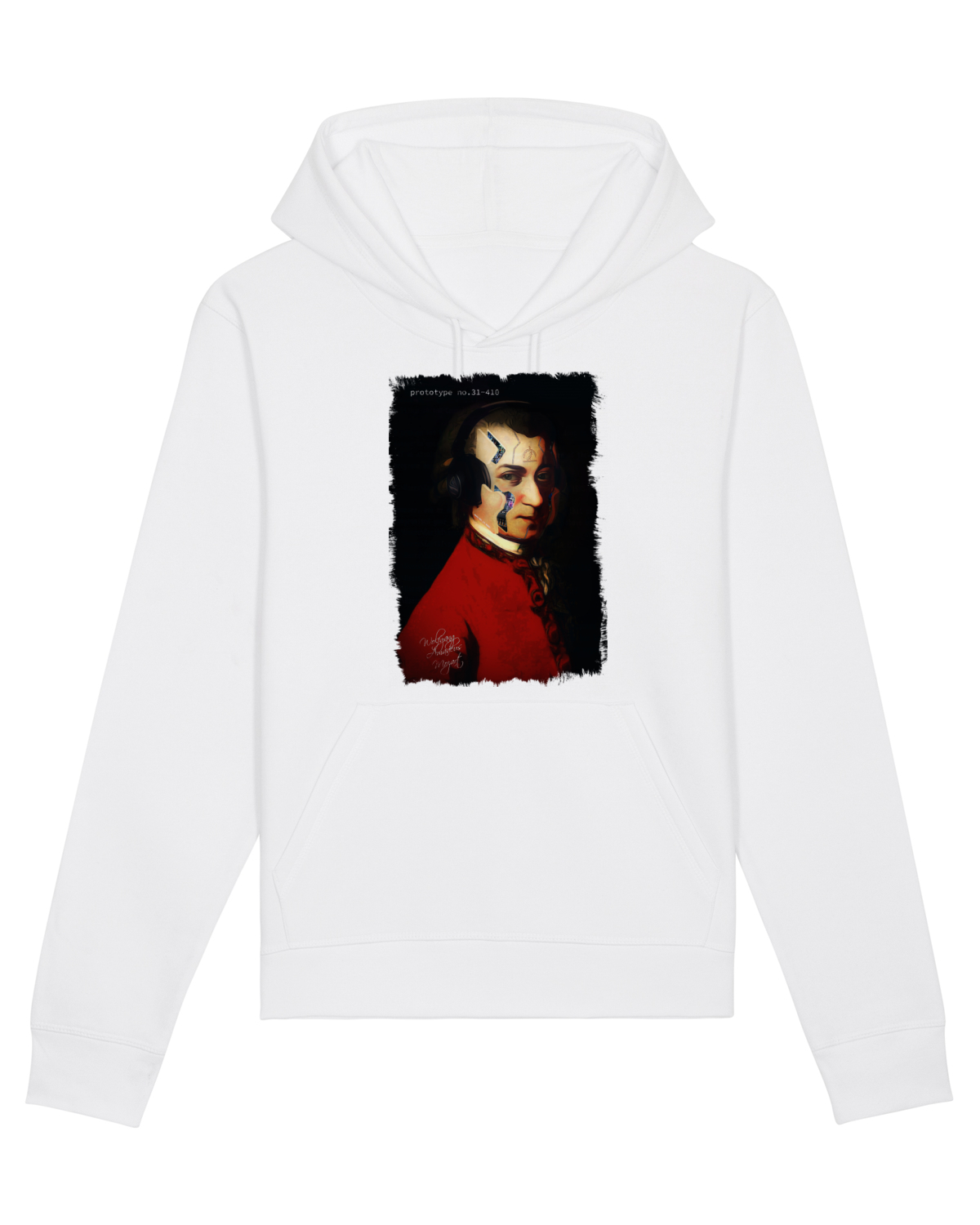 Hanorac Unisex Drummer White