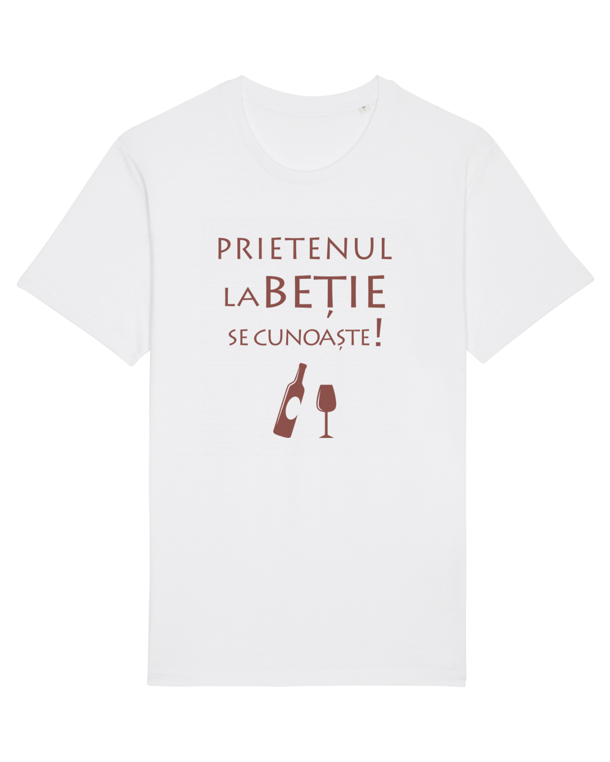 Tricou mânecă scurtă Unisex Rocker White