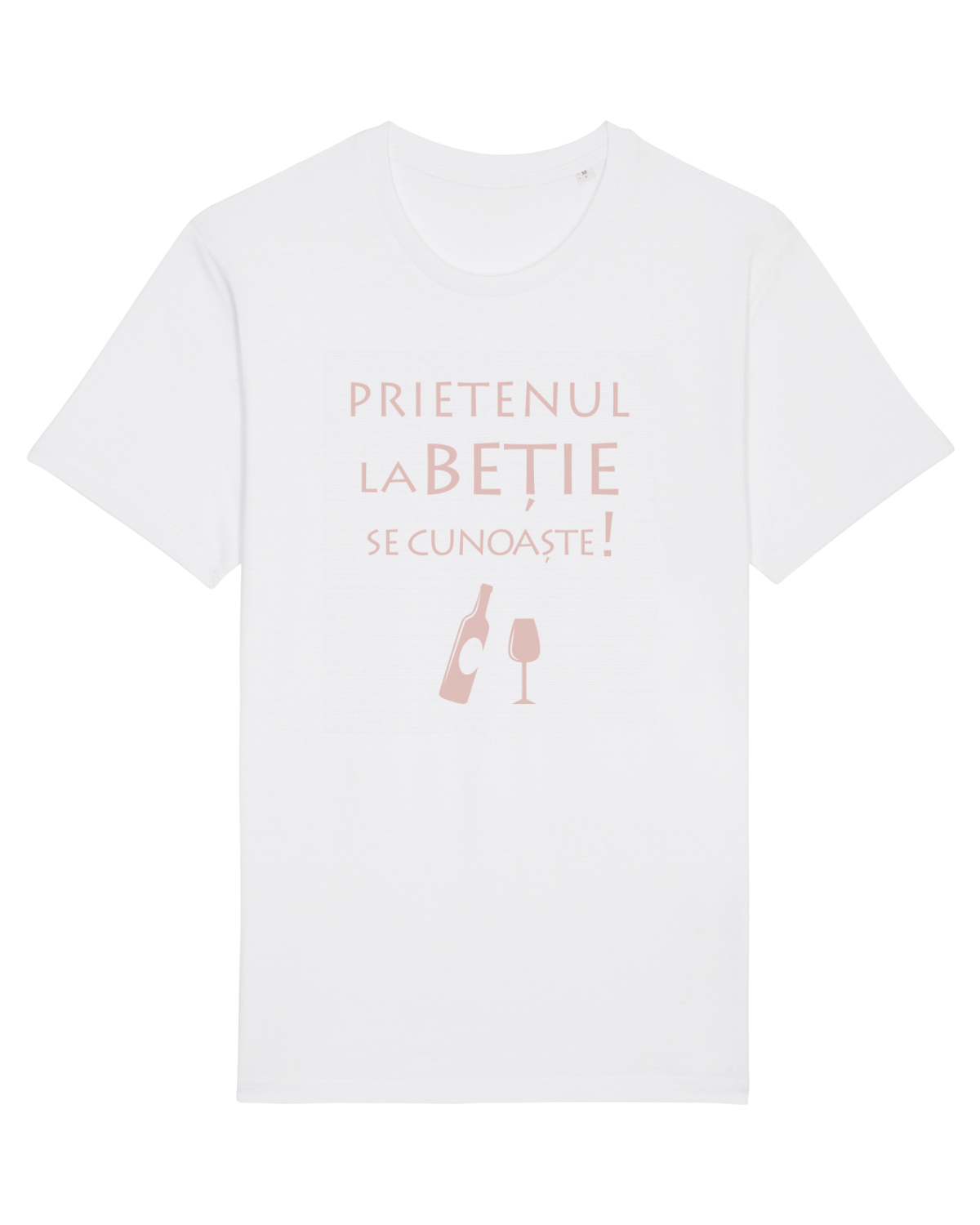 Tricou mânecă scurtă Unisex Rocker White