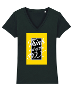 outofthebox Tricou mânecă scurtă guler V Damă Evoker