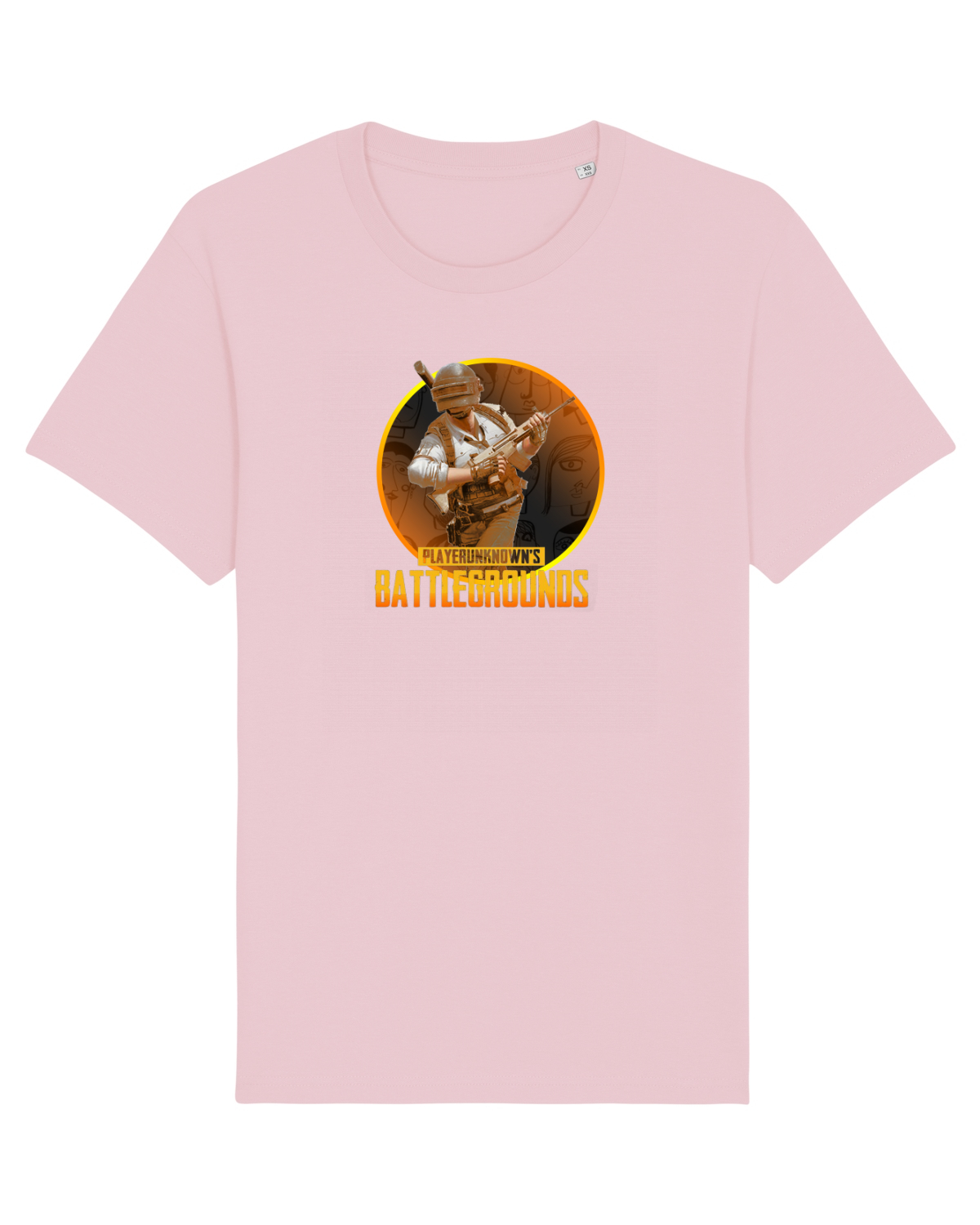 Tricou mânecă scurtă Unisex Rocker Cotton Pink