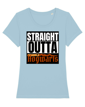 Straight Outta Hogwarts  Sky Blue