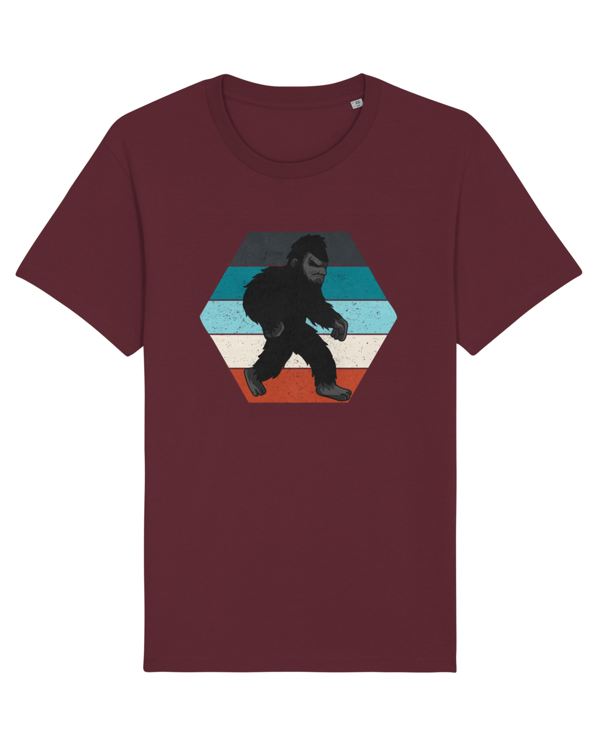 Tricou mânecă scurtă Unisex Rocker Burgundy