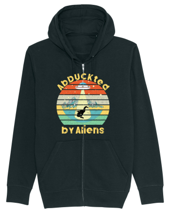 Abduckted by Aliens Vintage Sunset Black