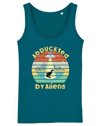 Abduckted by Aliens Vintage Sunset Ocean Depth