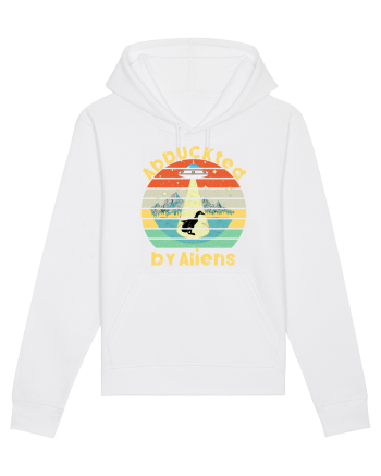 Abduckted by Aliens Vintage Sunset White