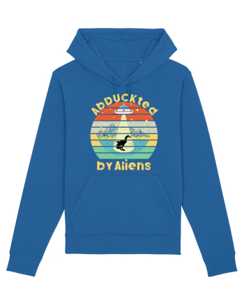 Abduckted by Aliens Vintage Sunset Royal Blue