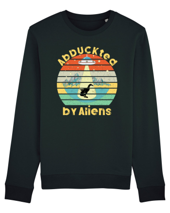 Abduckted by Aliens Vintage Sunset Black