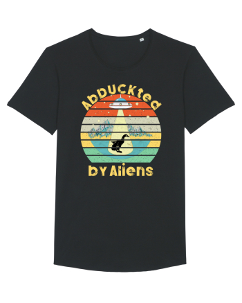 Abduckted by Aliens Vintage Sunset Black