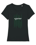 Matrix Gamer Tricou mânecă scurtă guler larg fitted Damă Expresser